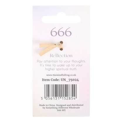 666 Angel Number Keyring - Image 4