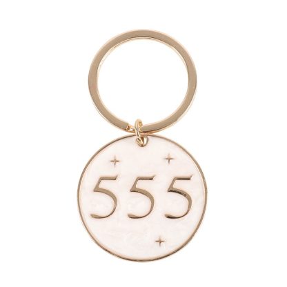 555 Angel Number Keyring - Image 2