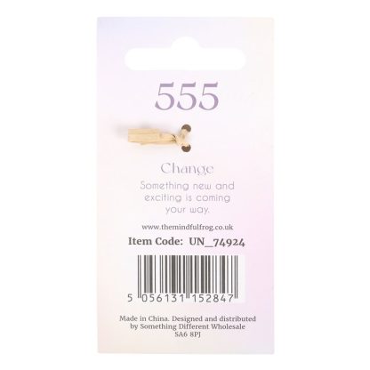 555 Angel Number Keyring - Image 4