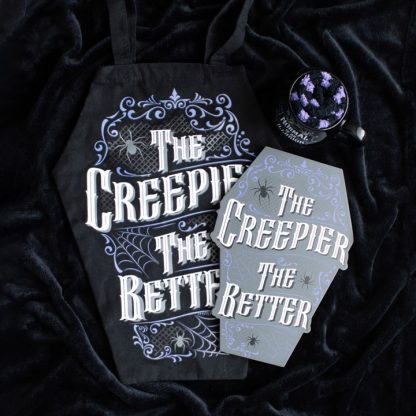 The Creepier the Better Coffin Shaped Tote Bag - Image 5