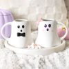 Mr and Mrs Boo Ghost Shaped Mug Set - Image 3