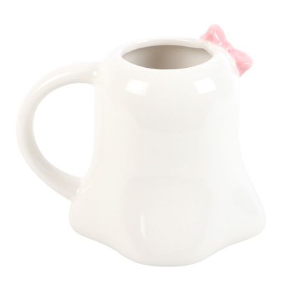 Mrs Boo Ghost Shaped Mug with Bow - Image 3