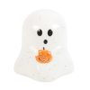 Ghost Shaped Tealight Candle Holder with Pumpkin