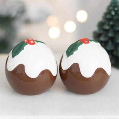 Christmas Pudding Salt and Pepper Shakers - Image 4