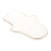 White Hamsa Hand Incense Stick Holder - Image 3