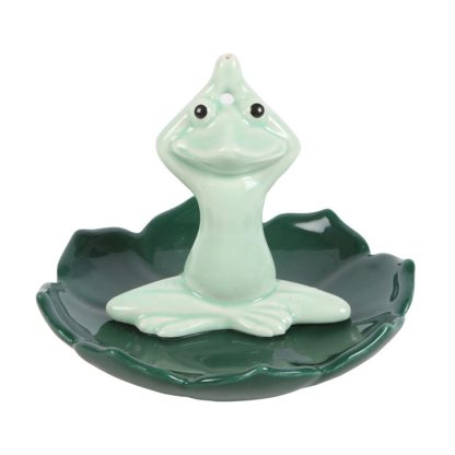 Yoga Frog Incense Stick Holder - Image 2