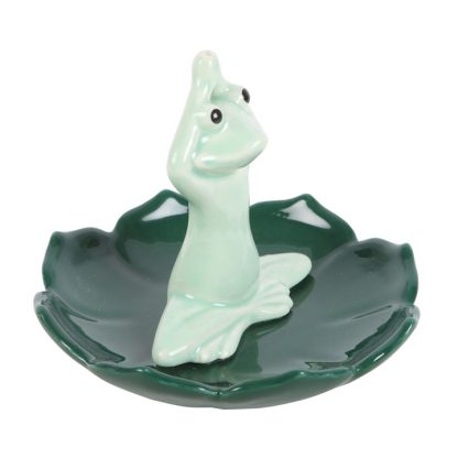 Yoga Frog Incense Stick Holder - Image 4