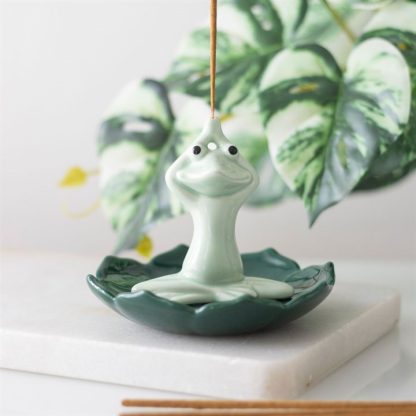 Yoga Frog Incense Stick Holder - Image 5