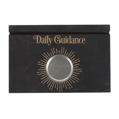 Black Daily Guidance Tarot Card Stand Tealight Holder - Image 4