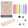 Chakra Energy Candle and Crystal Gift Set - Image 3