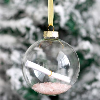 Rose Quartz Manifestation Christmas Bauble Kit - Image 6