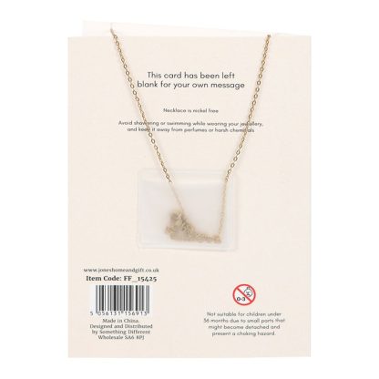 Orange Aura Crystal Mushroom Necklace Greeting Card - Image 2