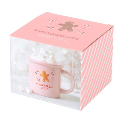 Pink Gingerbread Latte Mug - Image 4