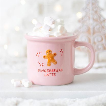 Pink Gingerbread Latte Mug - Image 5