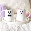 Mr and Mrs Boo Ghost Shaped Mug Set - Image 5
