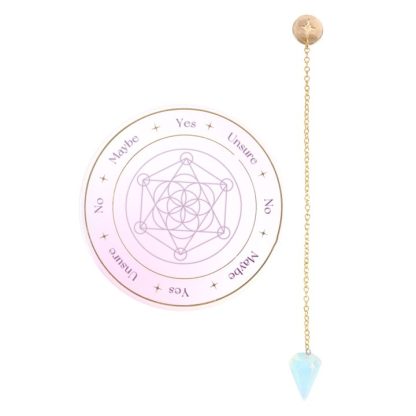 Opalite Pendulum Divination Kit - Image 2