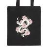 Floral Snake Polycotton Tote Bag - Image 3