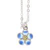 Forget-Me-Not Flower Necklace on Greeting Card - Image 5