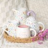 Spring Floral Print Ceramic Flower Jug - Image 6