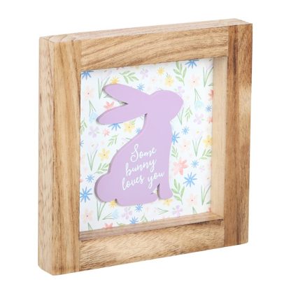 Some Bunny Loves You Wooden Frame Sign - Image 2