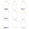 Set of 9 Crystal Beaded Chain Bracelets - Image 3