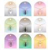 Set of 9 Crystal Pendant Necklaces - Image 2