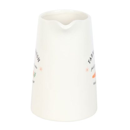 Farm Fresh Carrot Patch Ceramic Flower Jug - Image 5