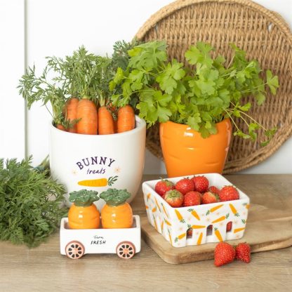 Carrot Patch Ceramic Berry Basket - Image 4