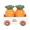 Carrot Salt and Pepper Shakers in Wagon - Image 2