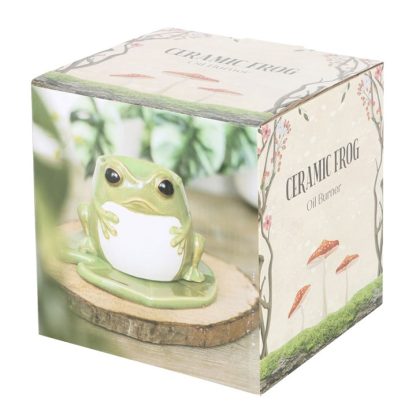 Frog Shaped Oil Burner on Lily Pad - Image 6