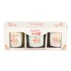 Set of 3 Funky Fungi Mushroom Votive Candles