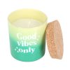 Good Vibes Only Mandarin & Bergamot Candle - Image 3
