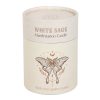 Luna Moth Manifestation Candle with Clear Quartz Crystals - Image 5
