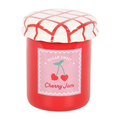 Cherry Jam Jar Oil Burner - Image 3