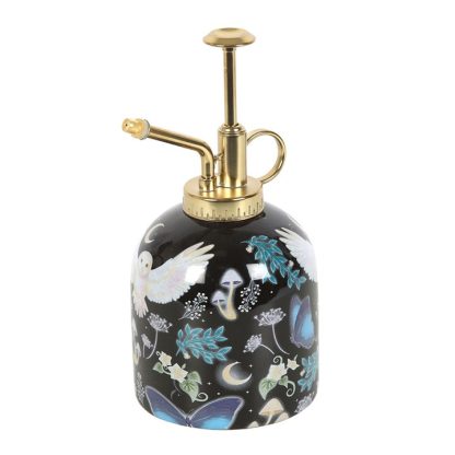 Night Flight Owl Print Ceramic Plant Mister - Image 2