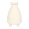 Cream Ribbed Palo Santo Burner - Image 2