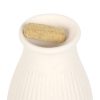 Cream Ribbed Palo Santo Brick Burner - Image 2
