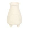Cream Ribbed Palo Santo Brick Burner - Image 3