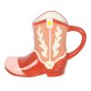 Pink Cowboy Boot Shaped Mug - Image 3