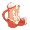 Pink Cowboy Boot Shaped Mug - Image 4