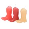 Set of 3 Cowboy Boot Candles - Image 3
