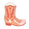 Pink Cowboy Boot Flower Vase - Image 3