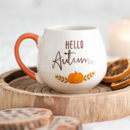 Hello Autumn Rounded Mug - Image 4