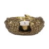 Antique Gold Angel Wing Tealight Candle Holder - Image 3