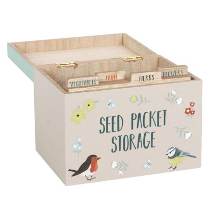 British Garden Birds Seed Packet Storage Box - Image 3