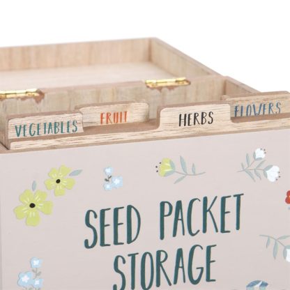 British Garden Birds Seed Packet Storage Box - Image 4