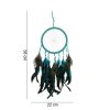 Turquoise Peacock Feather Dreamcatcher - Image 2