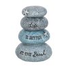 Life is Better at the Beach Resin Stone Ornament - Image 2
