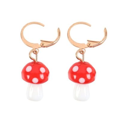 Toadstool Dangle Earrings - Image 4