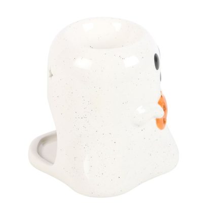 Ghost Shaped Oil Burner with Pumpkin - Image 2